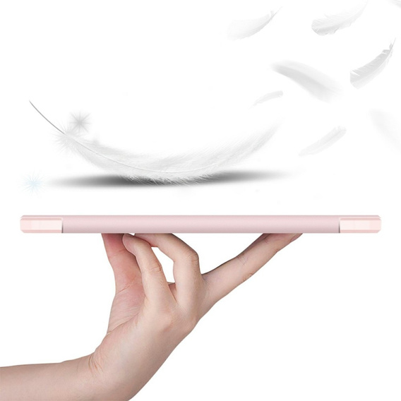Case for Lenovo Tab K11 Plus, Smartcase Hybrid, with stylus space, pink