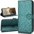 Flip case for Motorola Edge 60 Pro, Wallet Rhombus, green