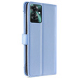 Flip case for Oppo Reno 11F 5G, Wallet Zipper Pocket, blue