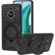 Armored Case for Honor Magic 6 Lite 5G, Magnetic Ring, black