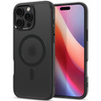 Spigen MagSafe Case for iPhone 16 Pro Max, Ultra Hybrid, transparent / black + 9H Tempered Glass