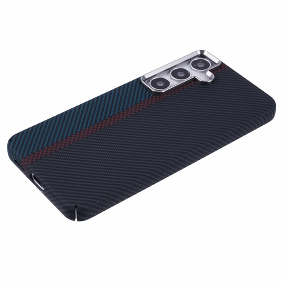 MagSafe's Samsung S25+ Plus Case, Carbon Fiber, black / blue