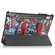 Case for Lenovo Tab P11 Pro Gen 2 TB132FU TB132XU 11.2", with flap, graffiti