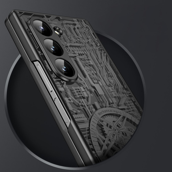 Case for Samsung Galaxy Z Fold6 5G, Mechanical Legend, black