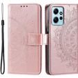 Flip case for Xiaomi Redmi Note 12 4G, Mandala, pink rose gold