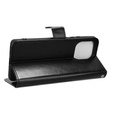 Flip case for Motorola Edge 50 Pro, Crazy Horse Wallet, black