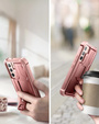 Armored case for Samsung Galaxy S22, Dexnor Full Body, pink rose gold