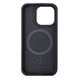 Case for iPhone 15 Pro Max, Aramid Fiber Cover, black