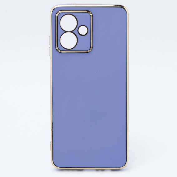 Case for Motorola Moto G54 5G, Glamour CamShield, blue