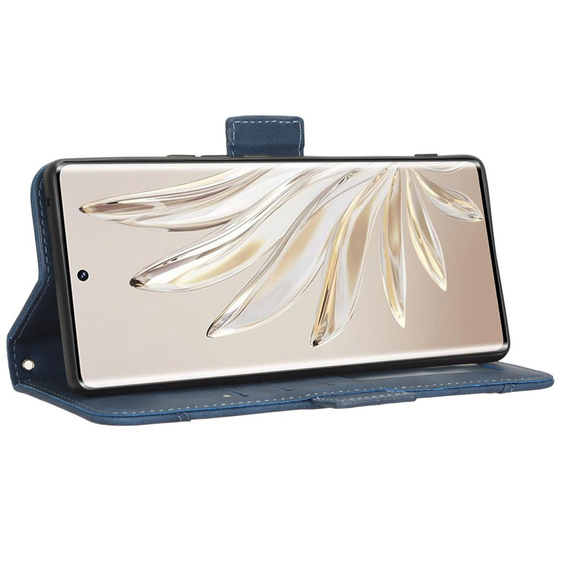 Flip case for Honor 70 5G, Card Slot, dark blue