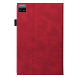 Case for Xiaomi Pad 6, Classic, with space for stylus, red
