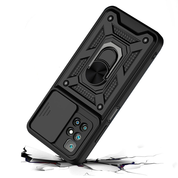 Case for Xiaomi Redmi 10, CamShield Slide, black