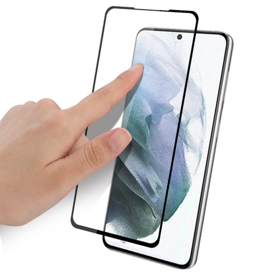 Mocolo Full Glue Tempered Glass for Samsung Galaxy S22 5G, black frame