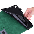 Case for Lenovo Tab M11, Classic, with space for stylus, green