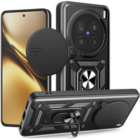 Case for Vivo X200 Pro 5G, CamShield Slide, black