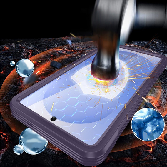 Shockproof case with glass, for MagSafe for Samsung Galaxy S26 Ultra