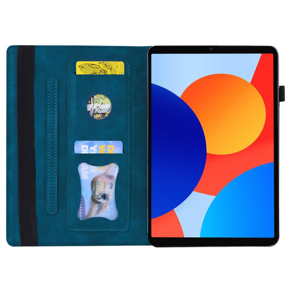 Case for Xiaomi Redmi Pad SE 8.7, Classic, with space for stylus, blue
