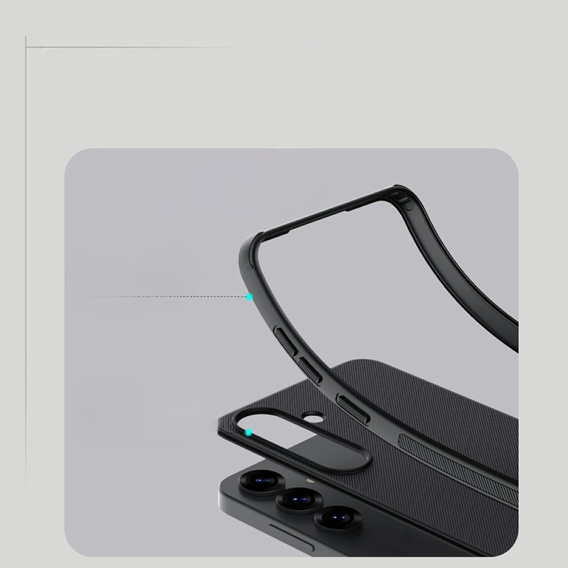 NILLKIN Case for Samsung Galaxy S25+ Plus, Frosted Shield, for MagSafe, black