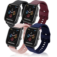 Silicone strap 20mm, Pink