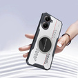 Case for Xiaomi Poco X7 Pro 5G, with magnetic sheet, transparent / black