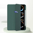 Case for iPad Pro 11" 2024 (5 gen.), Smartcase Hybrid, with stylus space, green