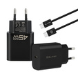Blavec GaN4 45W USB-C PD/QC mains charger with USB-C - USB-C cable for devices with USB-C: smartphones, tablets and lightweight laptops