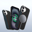 MagSafe's iPhone 16 Plus Case, Carbon Fiber, black / blue