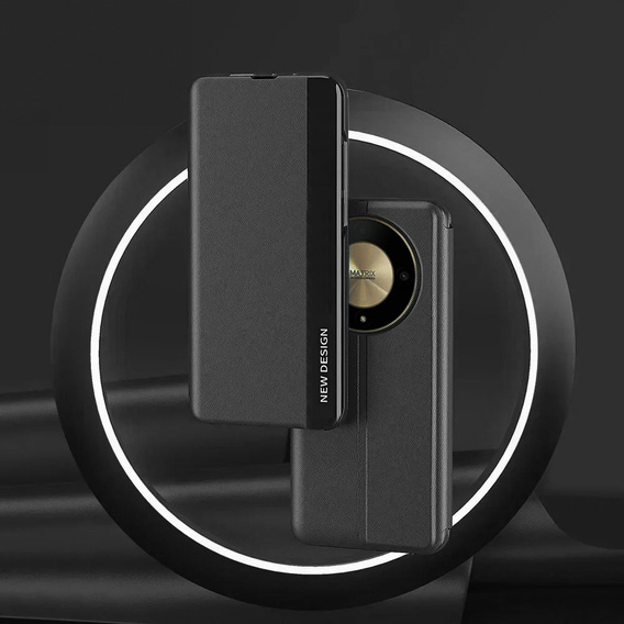 Flip case for Honor Magic 6 Lite 5G, Side Magnetic, black