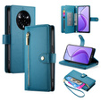Flip case for Realme 14 Pro+ 5G, Wallet Zipper Pocket, blue