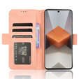 Flip case for Xiaomi Redmi Note 13 Pro+, Card Slot, pink