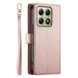Flip case for Xiaomi 14T, Wallet Zipper Pocket, pink