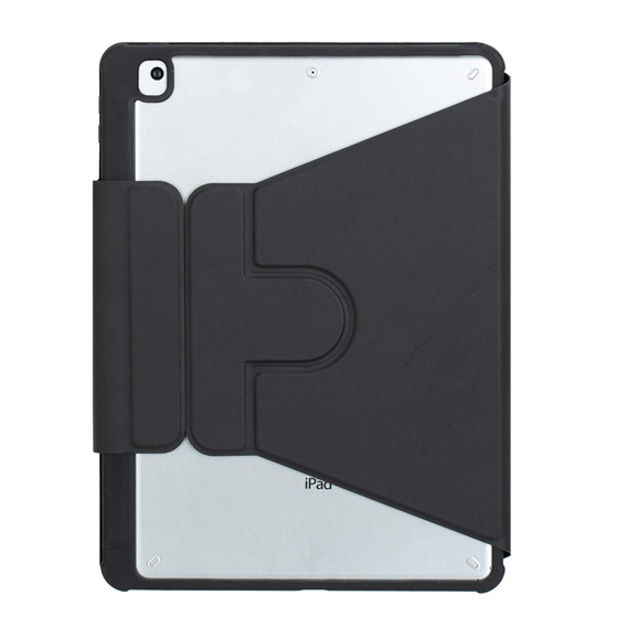 Keyboard case for iPad 11" 2025 A16 (11 gen.) / iPad 10.9" 2022 (10 gen.), Rotary 360° Leather, black