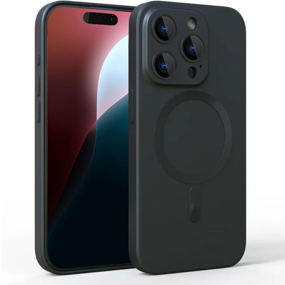 Case for iPhone 16 Pro Max, ColorMag, for MagSafe, black