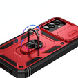 Case for Samsung Galaxy S24+ Plus, CamShield Slide, red / black