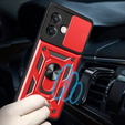Case for Oppo A40 / Oppo A40m, CamShield Slide, red