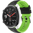 Silicone strap for Huawei Watch GT 2 Pro - Black / Green