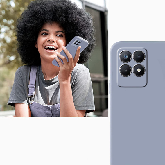 Case for Realme 8i, Silicone Lite, lavender
