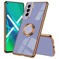 Case for Samsung Galaxy S21 FE, Electro Ring, blue