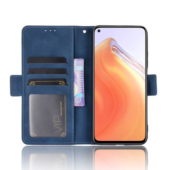 Flip case for Xiaomi Mi 10T 5G/10T Pro 5G, Card Slot, blue