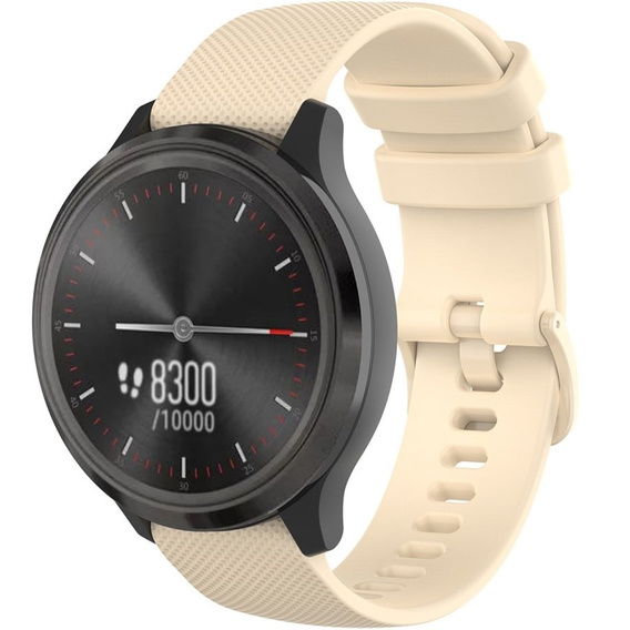 Silicone Universal Strap 20mm, beige