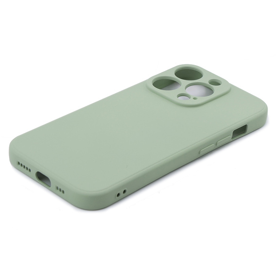Case for iPhone 15 Pro, Silicone Lite, mint