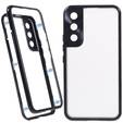 Case for Samsung Galaxy S21, Magnetic Dual Glass, black