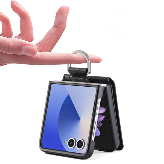 Case with card slot and ring for Samsung Galaxy Z Flip7