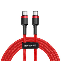 Baseus Cafule PD 2.0 USB-C – USB-C 1.0 m 60 W cable for devices with a USB-C port