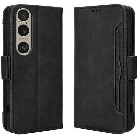 Flip case for Sony Xperia 1 VI, Card Slot, black
