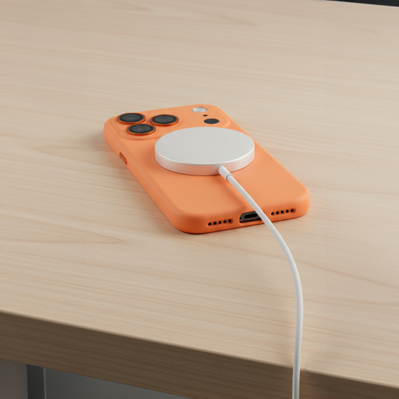 Magnetic case with integrated camera glass for iPhone 17 Pro