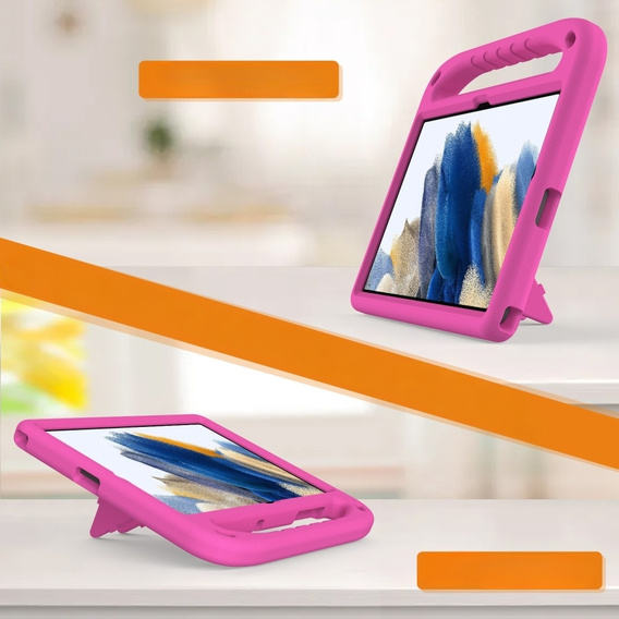Children's Case for Samsung Galaxy Tab A9+, Children's Case with Handle, pink