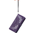 Flip case for Motorola Edge 50 Pro, Mandala, purple
