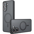 Case for Xiaomi Poco X7 Pro 5G, for MagSafe, ERBORD Matt Case, black