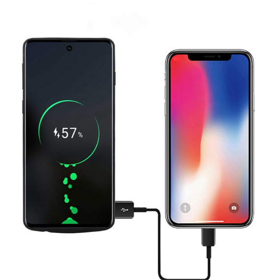 Case with 4800mAh Battery for Samsung Galaxy S22, black